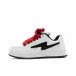 White Black Black (Red Shoelaces)