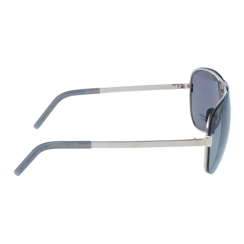 PORSCHE DESIGN Metal Aviator Sunglasses Men's Silver-2