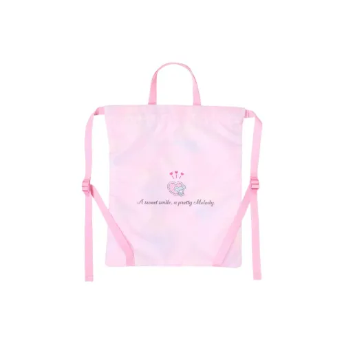Sanrio Polyester Carry Backpack Women's Light Pink