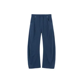 Purey Casual Pants Unisex Navy Blue