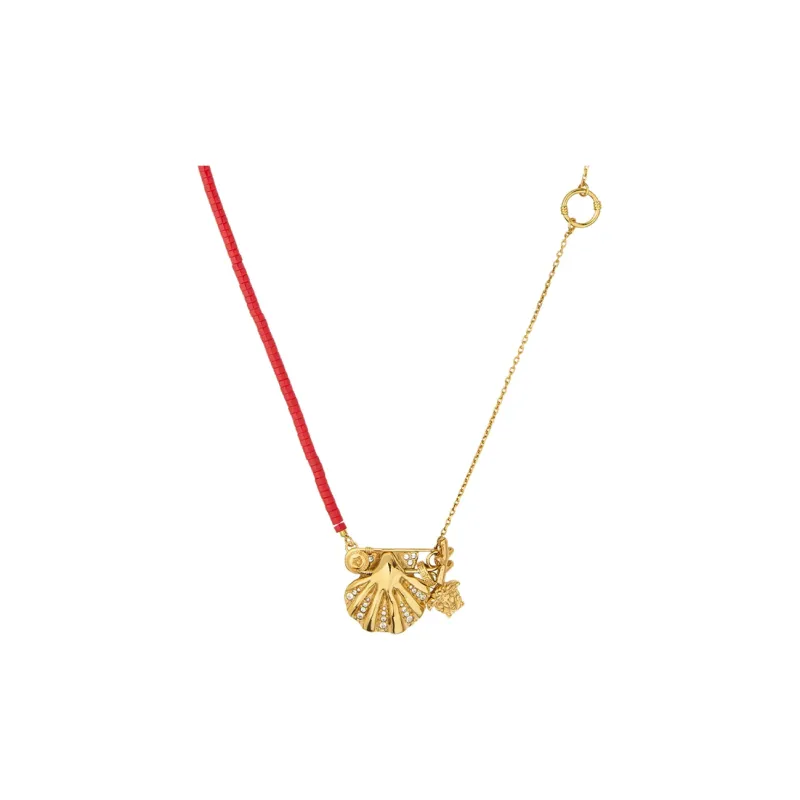 VERSACE Shell pendant Necklace-0