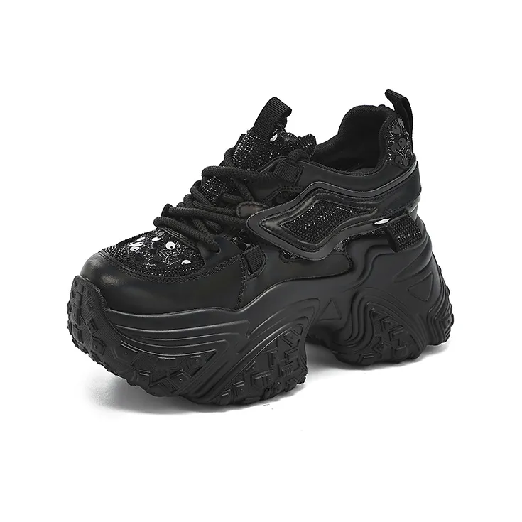 Chibang Lightweight Low Top Chunky Sneakers Women's-12