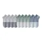 4 Light Gray+4 Pine Green+2 Blue
