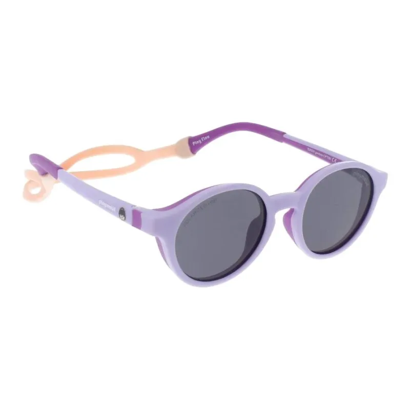 PLAYMOBIL Acetate Round Sunglasses Kids' Purple-1
