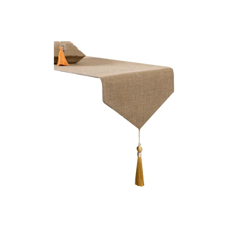 LUOYIJIA New Chinese Style Waterproof Table Runners Zen Tea Mats Coffee Tables Long Tea Cloth Tea Table Tea Flags-1