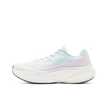 QIAODAN Breathable And Slip Resistant Low Top Casual Running Shoes Women's White
