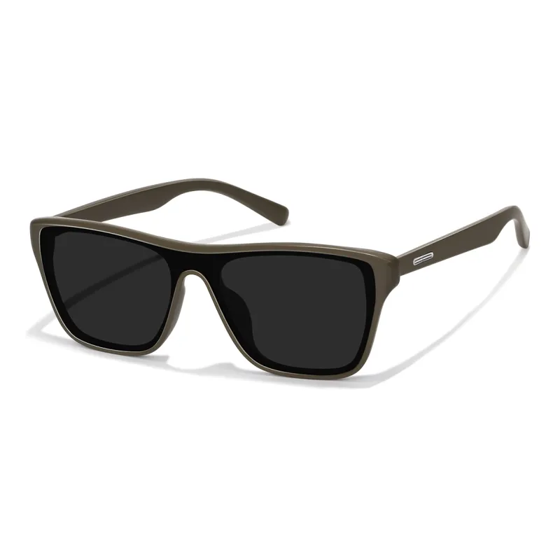 MK MINGKU TR/Memory Plastic Square Sunglasses Unisex-0