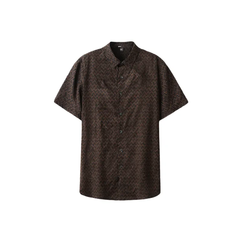BANGBOY X IZTION Shirts Men Coffee-0