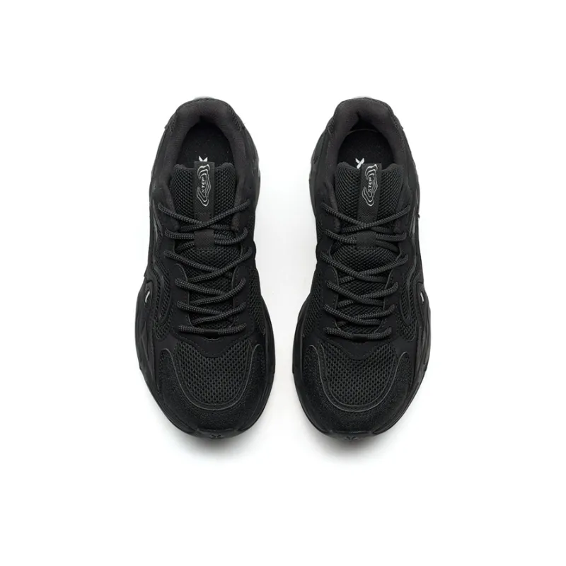 XTEP Nomadic Wear resistant And Lightweight Low Top Casual Shoes Men's Black-3