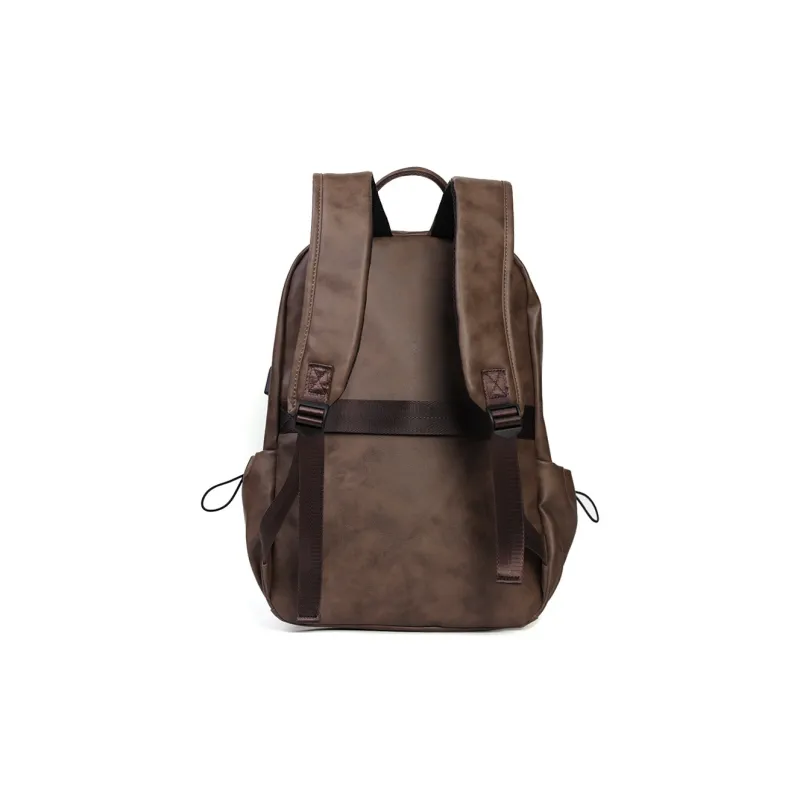 VIHUS PU Backpack Men's Khaki/Black-2