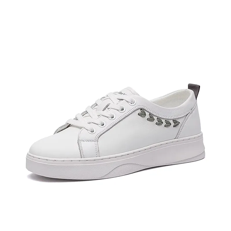 Spider King Low Top Skateboard Shoes Women's Gray-1