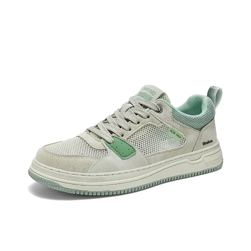 BAKE Anti Slip Wear Resistant Low Top Skateboard Shoes Men's-0