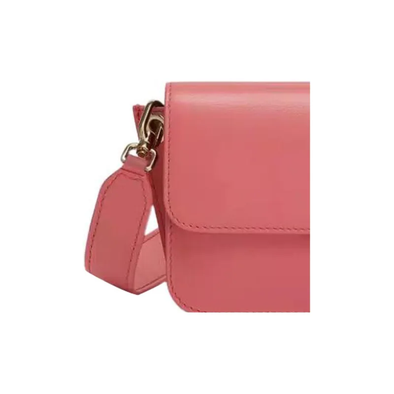 Furla Cosy Leather Shoulder Bag Crossbody Bag Mini Women's Pink Water Lily-4