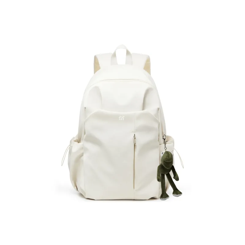 KEYSTREET Fabric Backpack Laptop Backpack Tubas Unisex Black/Ecru/Green/Blue/Burgundy-68