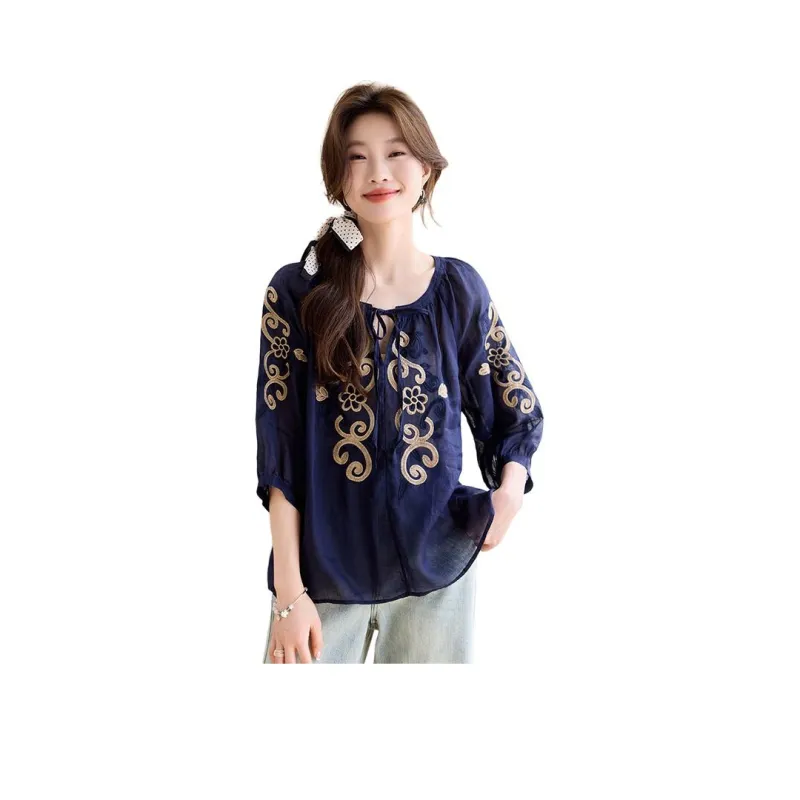 PIERRE CARDIN Chiffon Shirt Women's-2