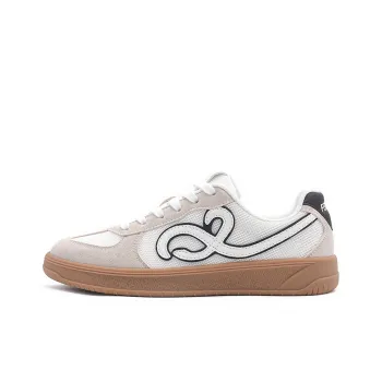 Feiyue Wear resistant And Lightweight Low Top Skateboard Shoes Women's Beige Gray