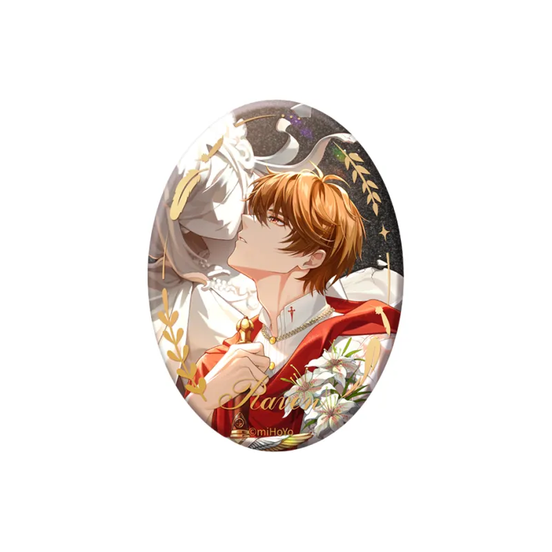 MIHOYO Xia Yan, Artem Wing, Mo Yi, Lu Jinghe Qimu Swear Kiss Collection, Tears Of Themis Badges-0