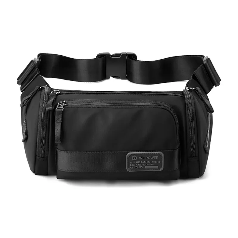 Boniu Nylon Fabric Fanny Pack Regular Unisex Multicolor-0