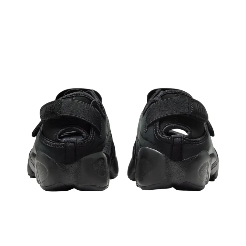 Nike Air Rift Anti Slip Wear Resistant Low Top Casual Shoes Women's Silver Black-4