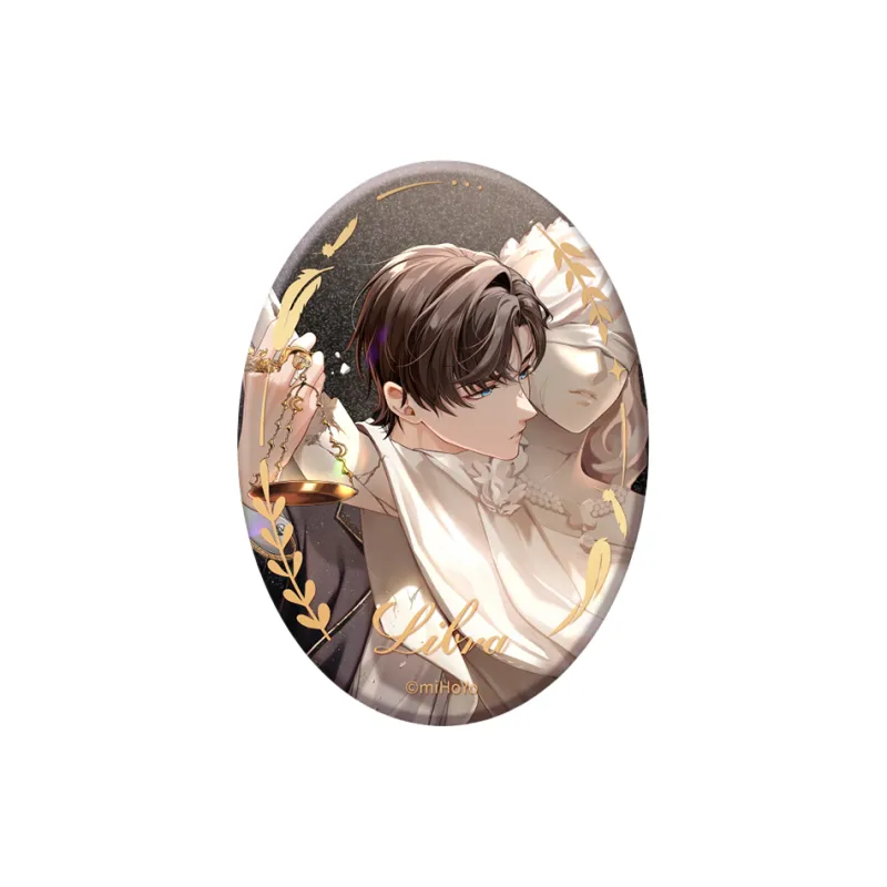 MIHOYO Xia Yan, Artem Wing, Mo Yi, Lu Jinghe Qimu Swear Kiss Collection, Tears Of Themis Badges-2