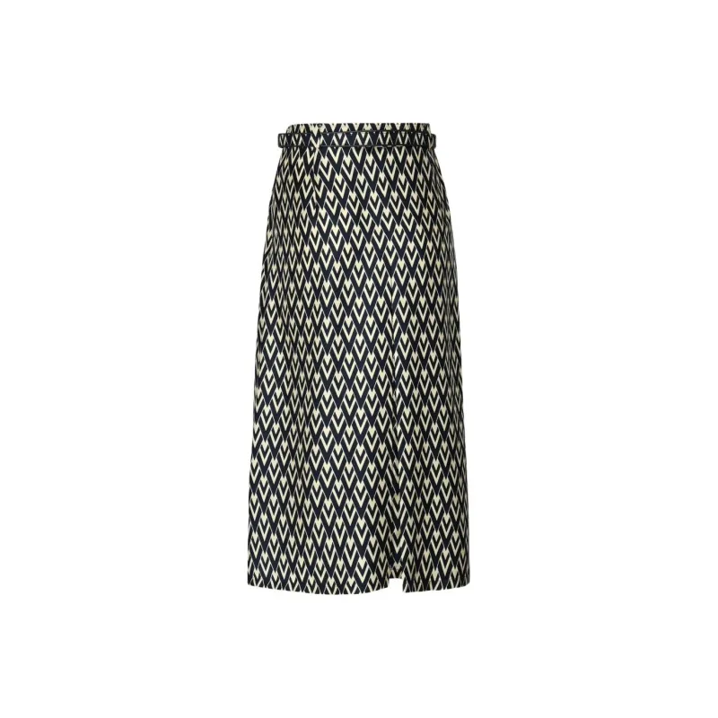 Valentino Casual Long Skirt Women's Black-1