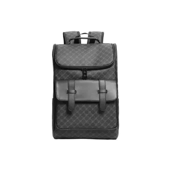 Yalu Polyester Backpack Men's Pattern Black