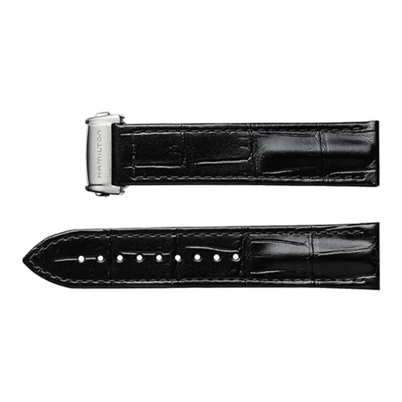 HAMILTON All Compatibility Watch Band Cowhide Leather Material-2