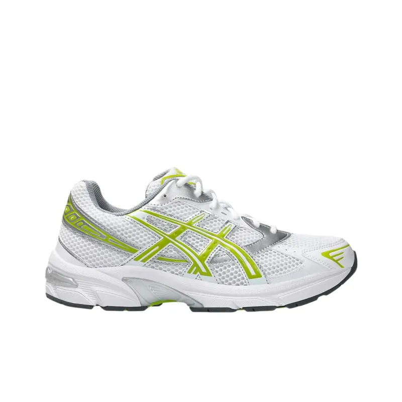 Asics Gel 1130 Slip Resistant And Breathable Low Top Running Shoes Unisex White Green-1