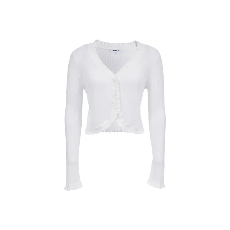 ONLY Knitwear Women's S12 Bright Cream White-0