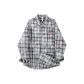 Gray Plaid Tie-Dye