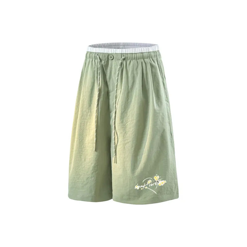 Warrior Huichao Riding The Wind Collection Casual Shorts Unisex-15