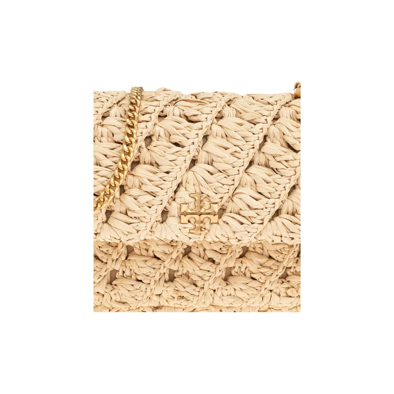 TORY BURCH Kira Raffia Crossbody Bag, Shoulder Bag Mini Women's Natural-3
