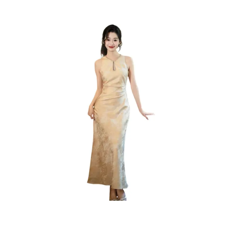 GOSO Sleeveless Dresses Women's-9