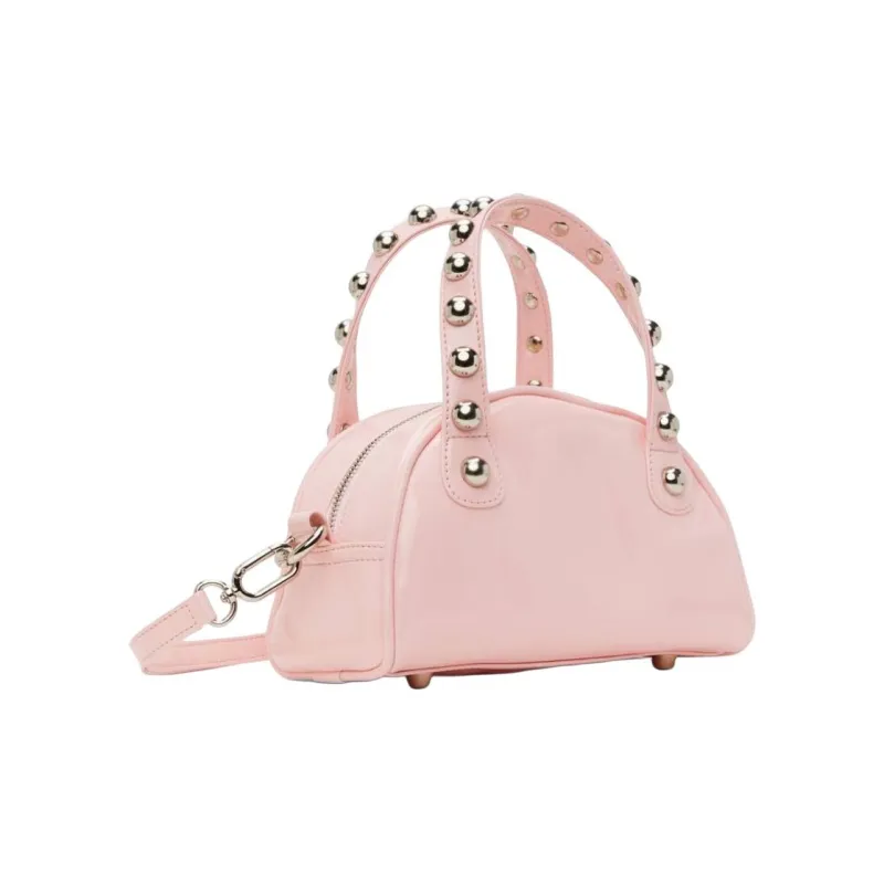 JUSTINE CLENQUET Patent Leather One Shoulder Handbag Women's Pink-1
