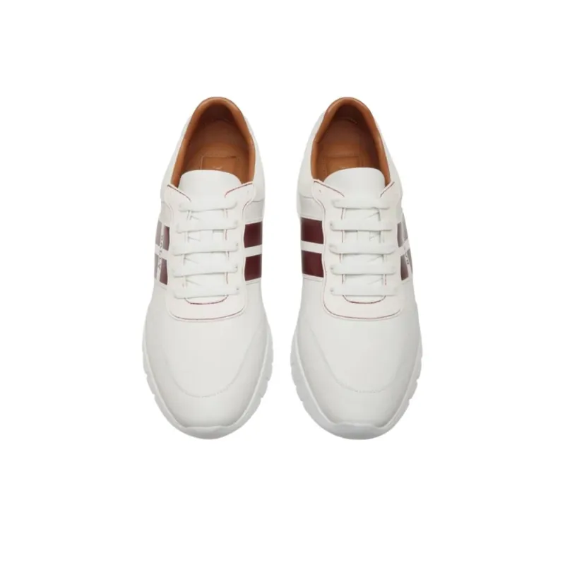 BALLY Low Top Casual Shoes Men's White-4