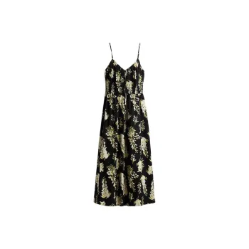 H&M Slip Dresses Women's Black/Floral
