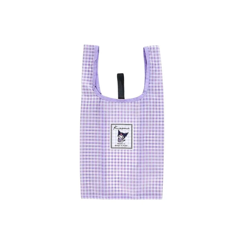 Sanrio Polyester Reusable Bag, Tote Bag, Shopping Bag, Handbag Trumpets Women's Purple-0