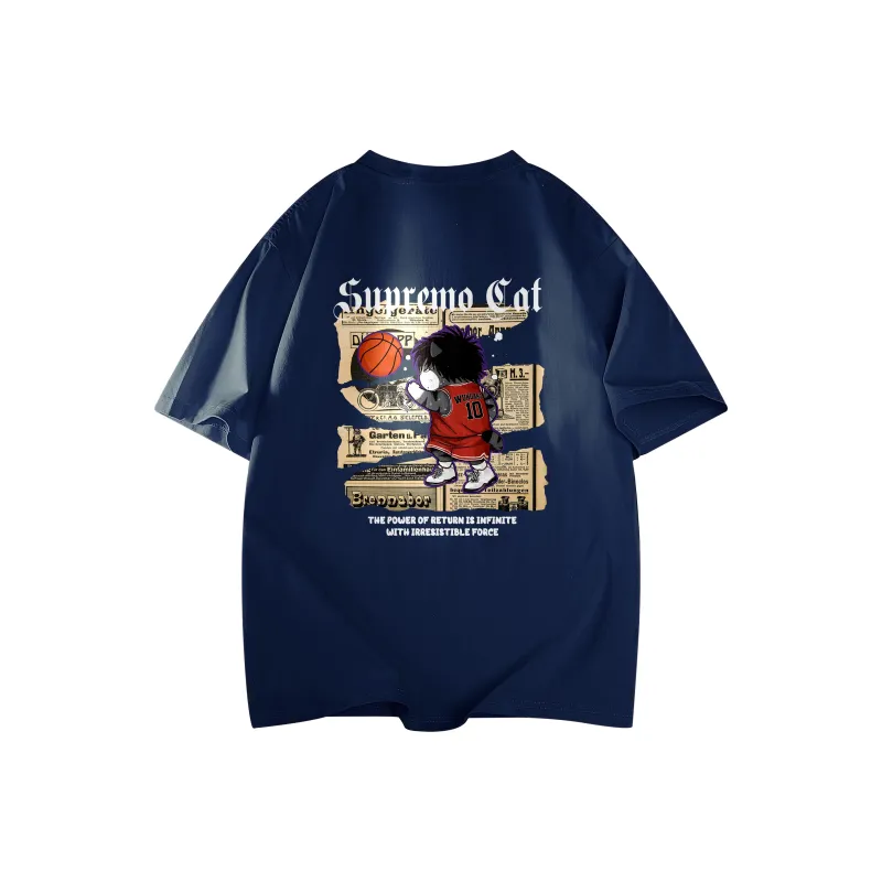 Supremo Cat T Shirts Unisex-6