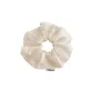 Milk White Embroidery Small Flower Scrunchy-Approx. 16cm