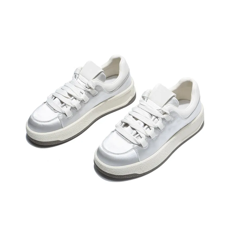 BDED Slip-Resistant Cushioning Breathable Height Increasing Low-Top Skateboard Shoes Women's-7