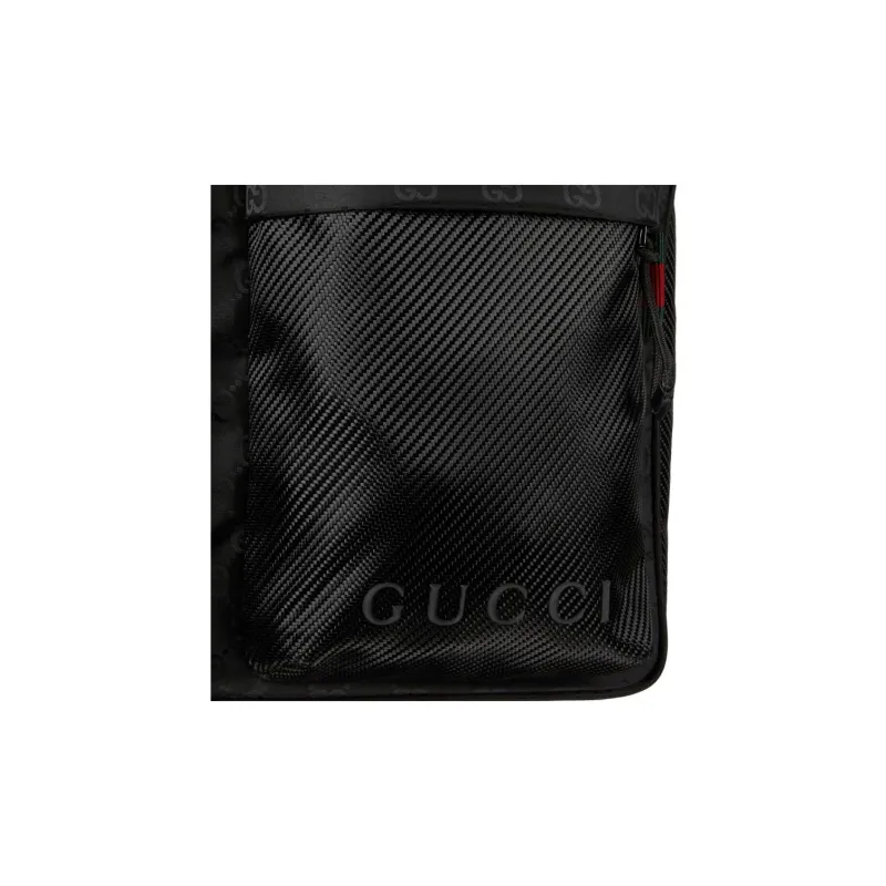 GUCCI Nylon Shoulder Bag, Crossbody Bag, Handbag Tubas Men's Black-6