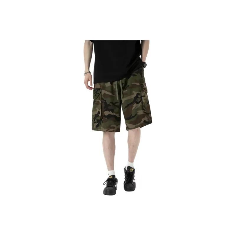 OKPI Casual Shorts Unisex ☆☆☆☆☆ Camouflage ☆☆☆☆☆-0