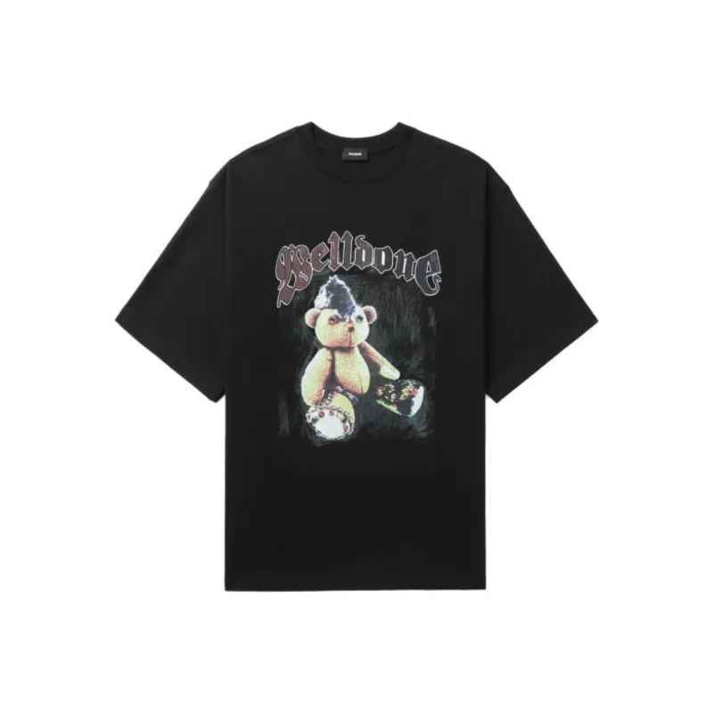 WE11DONE T Shirts Men Black-0