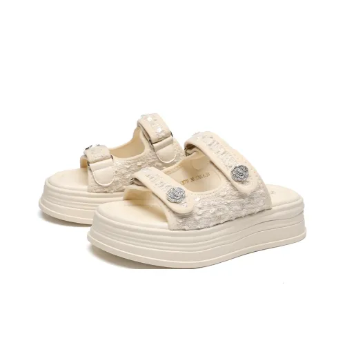 ZHR Quiet Abrasion Resistant Slide Slippers Women's