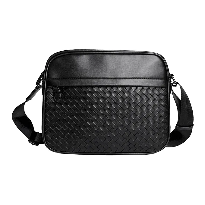 Yalu PVC With Polyester Shoulder Bag, Crossbody Bag Men's Square/Woven-8