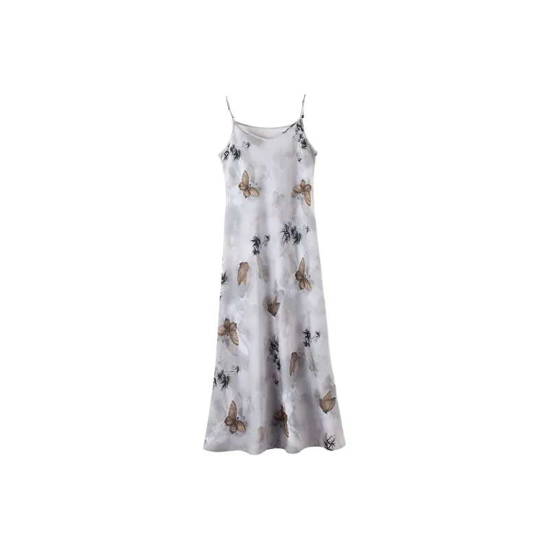 Late White Slip Dresses Women's Multicolor-0