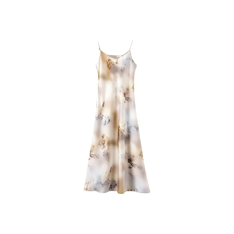 Late White Slip Dresses Women's Multicolor-0
