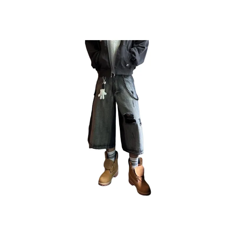 CORNILOT Denim Shorts Unisex Black-0