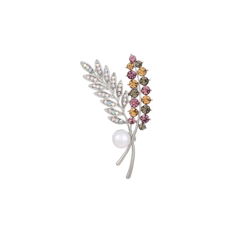 VIOLET Freshwater Pearl Brooches Women's-0