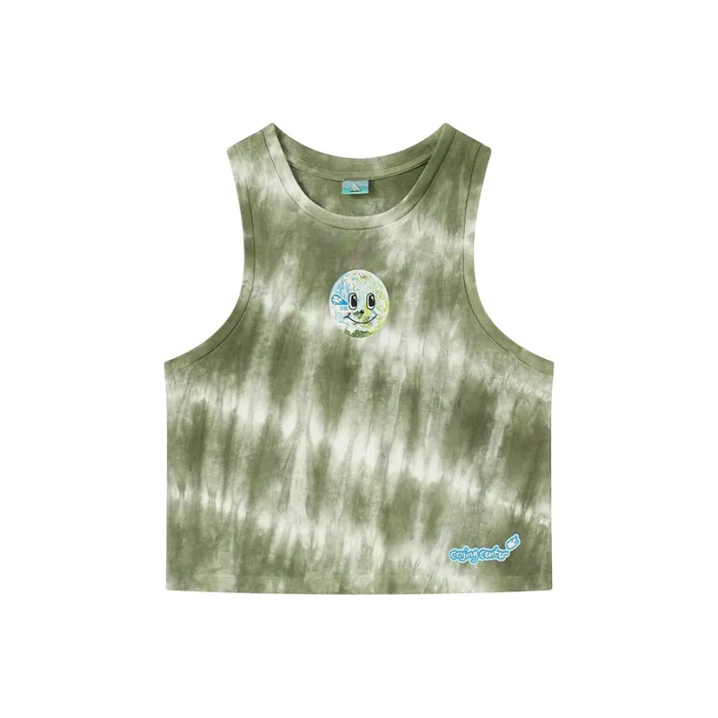 Crying Center Tank Tops Women's-4